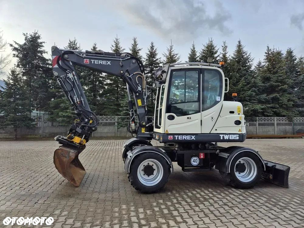 Terex TW85  rototilt z szczypcami webasto super  stan 4 łyżki widły