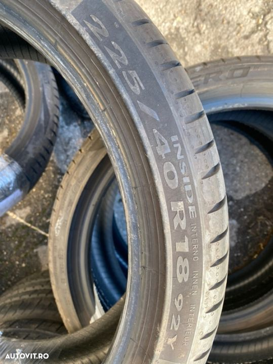 vand 2 anvelope 225/40/18 pirelli cu runflat de vară ca noi - 7