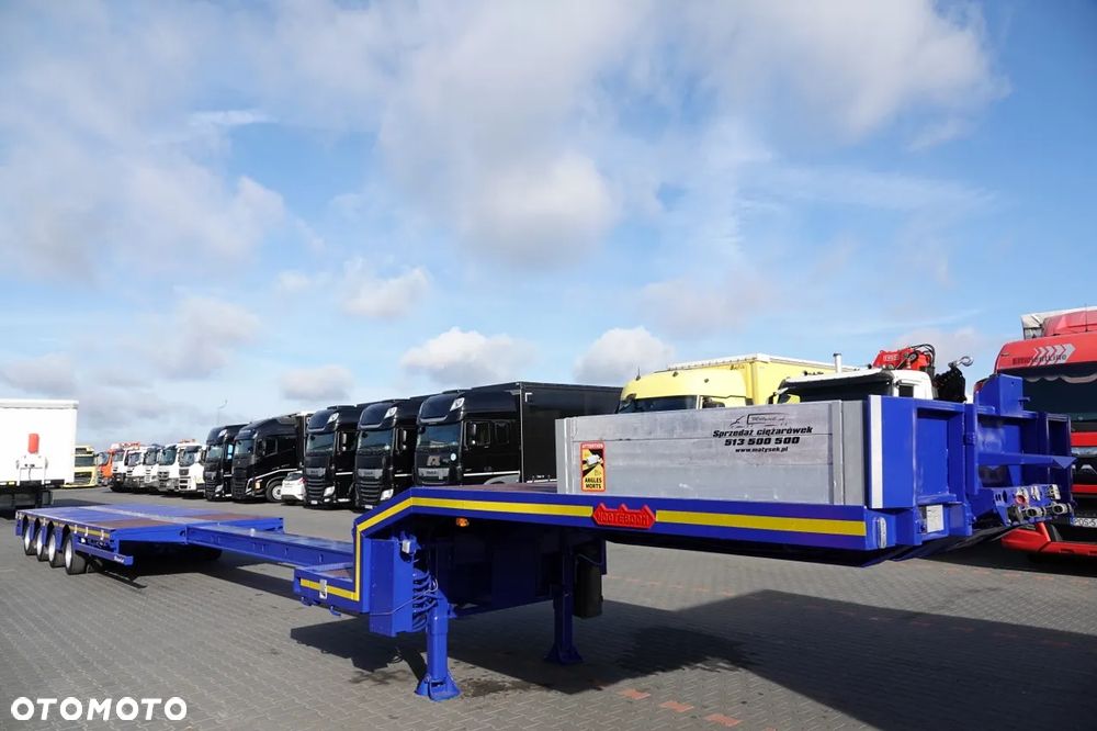 Nooteboom NISKOPODWOZIE / ROZCIĄGANA / 4 OSIOWA / OSIE SKRĘTNE / SAF - 8