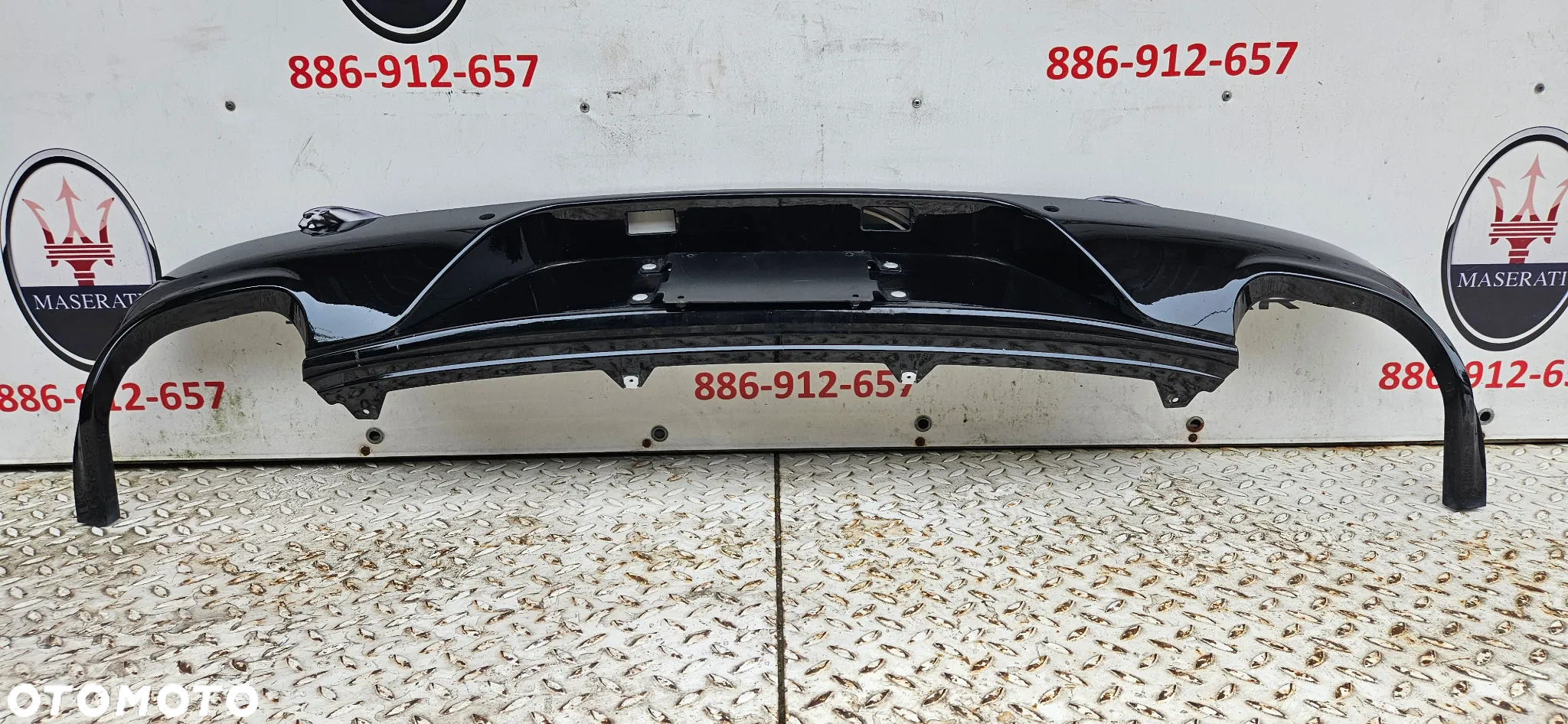 Jaguar XJ 351 LIFT 2015-2019 R-SPORT Dyfuzor zderzaka tylnego Spojler zderzaka tył pod 4x PDC  FW9M-17A894-AA - 13