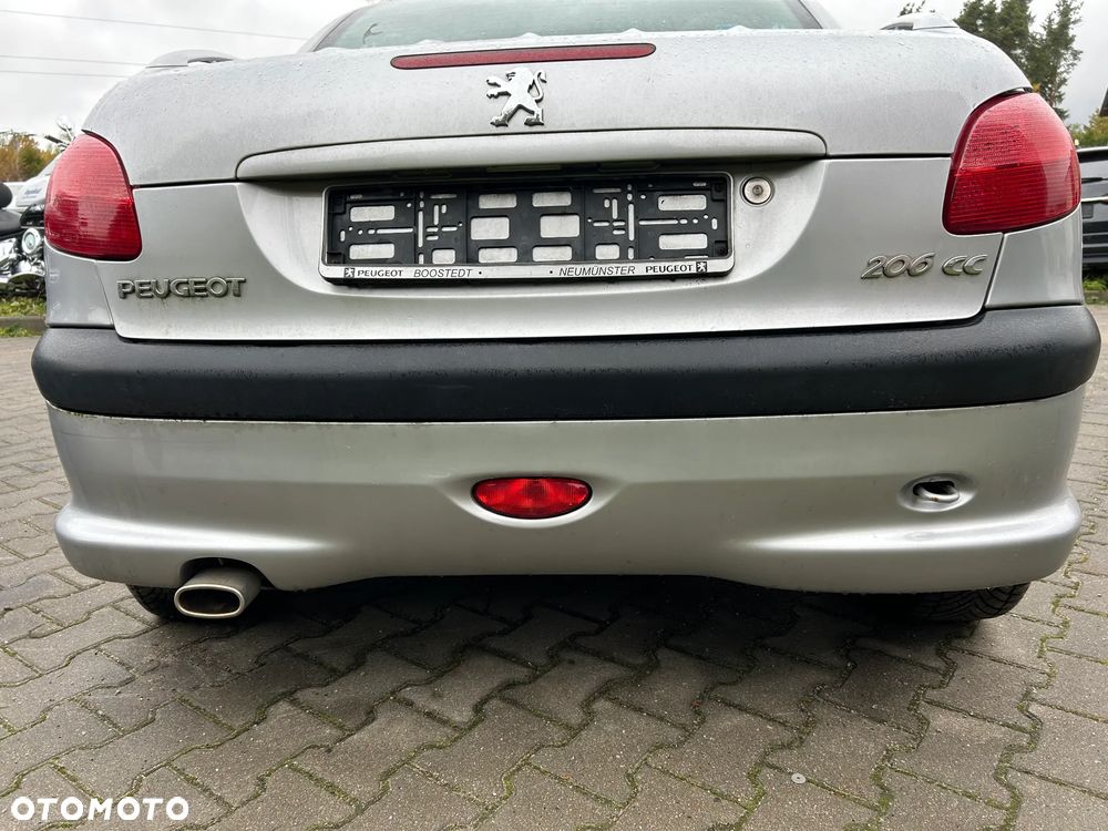 TYLNY ZDERZAK PEUGEOT 206 CC - 1