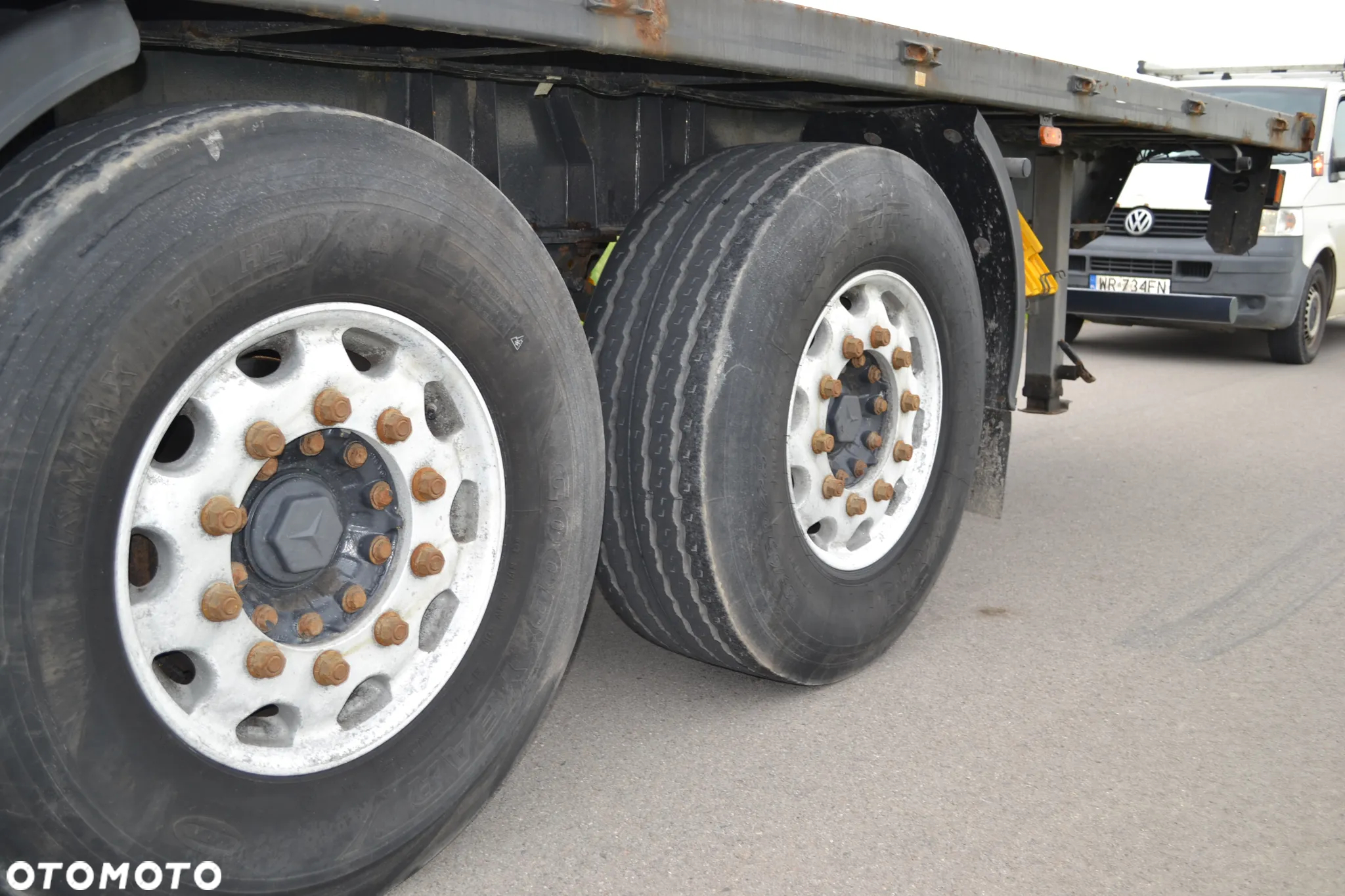 Scania R 420 TRZECIA OŚ SKRĘTNA ZESTAW PLATFORMA 2x7.75 m KLIMATYZACJA - 17