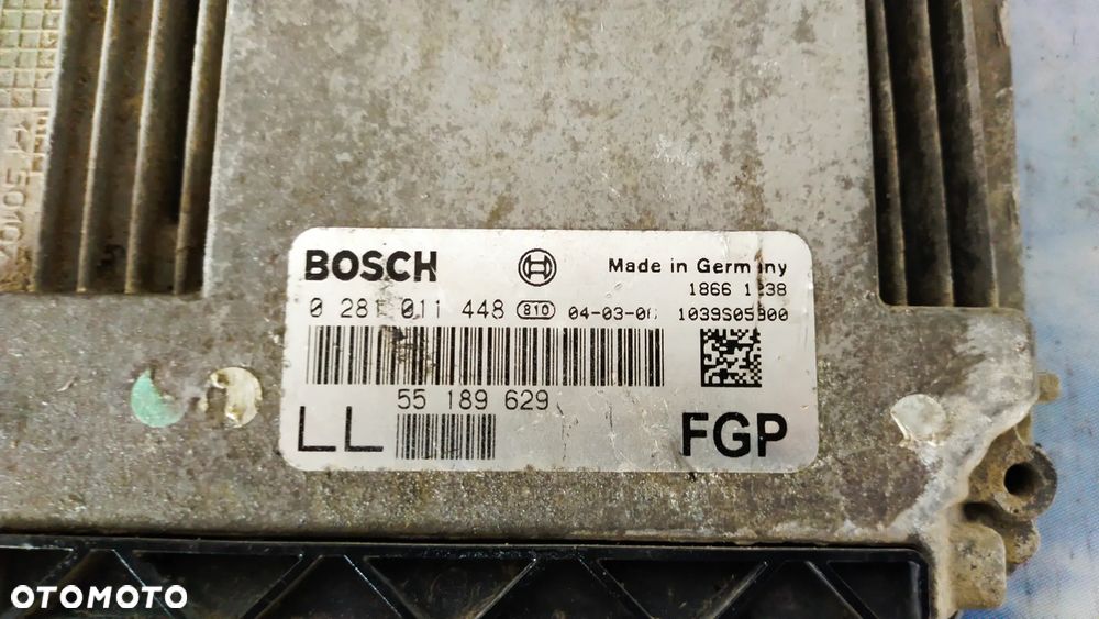 KOMPUTER STEROWNIK SILNIKA OPEL VECTRA 55189629 - 2
