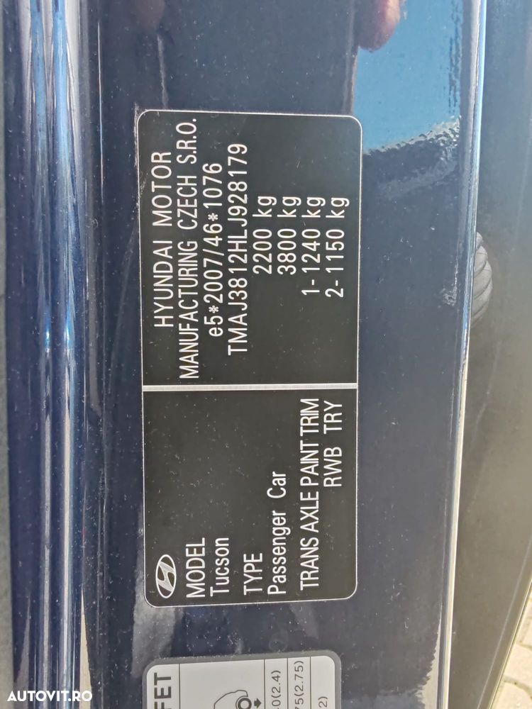 Hyundai Tucson 1.6 T-GDi 4WD 7DCT Luxury - 21
