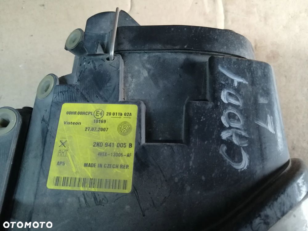 Volkswagen Caddy Touran lampy oryginał komplet 2K0941005B 2K0941006B - 12