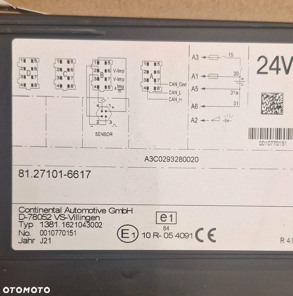 MAN TG3 TGX TGS TACHOGRAF CYFROWY - 2