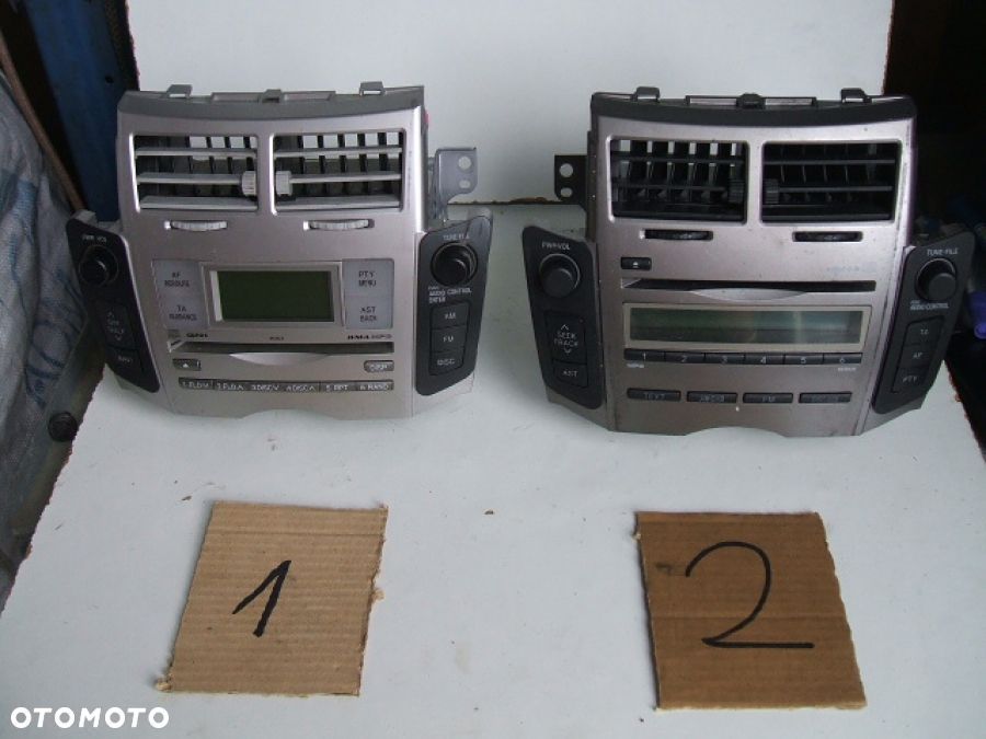 TOYOTA YARIS II RADIO CD RDS MP3 86120-0D210 86120-0D500 - 1