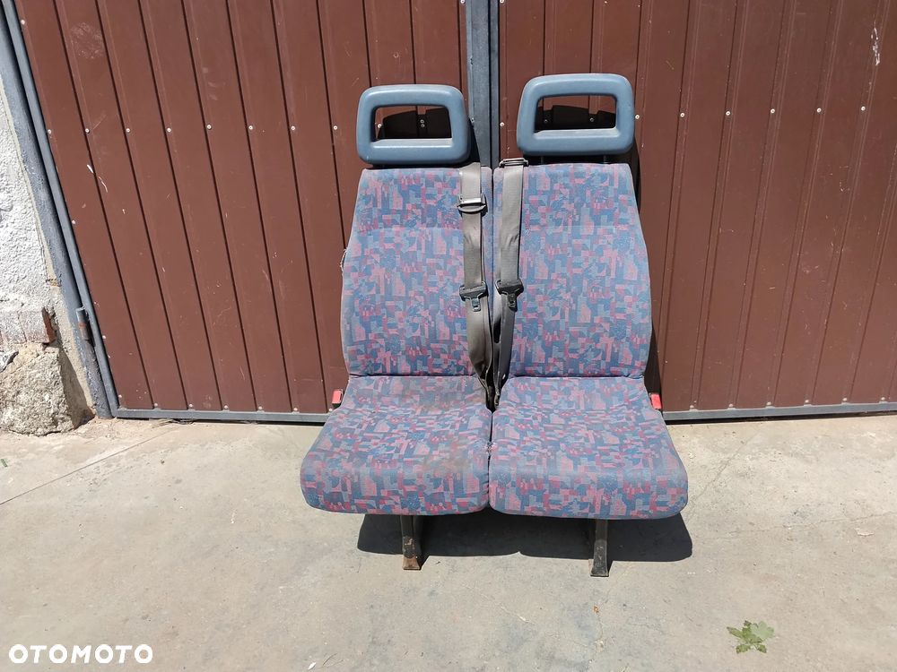 Fotele TYŁ Tylny Podwójny z pasami Bus - 12