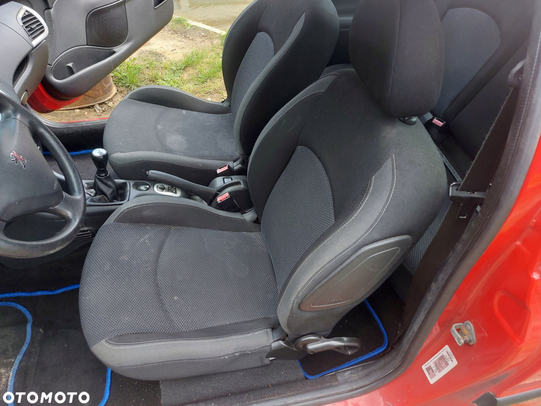 PEUGEOT 206+ FOTELE KIEROWCY PASAŻER KOMPL 3-DRZWI - 3