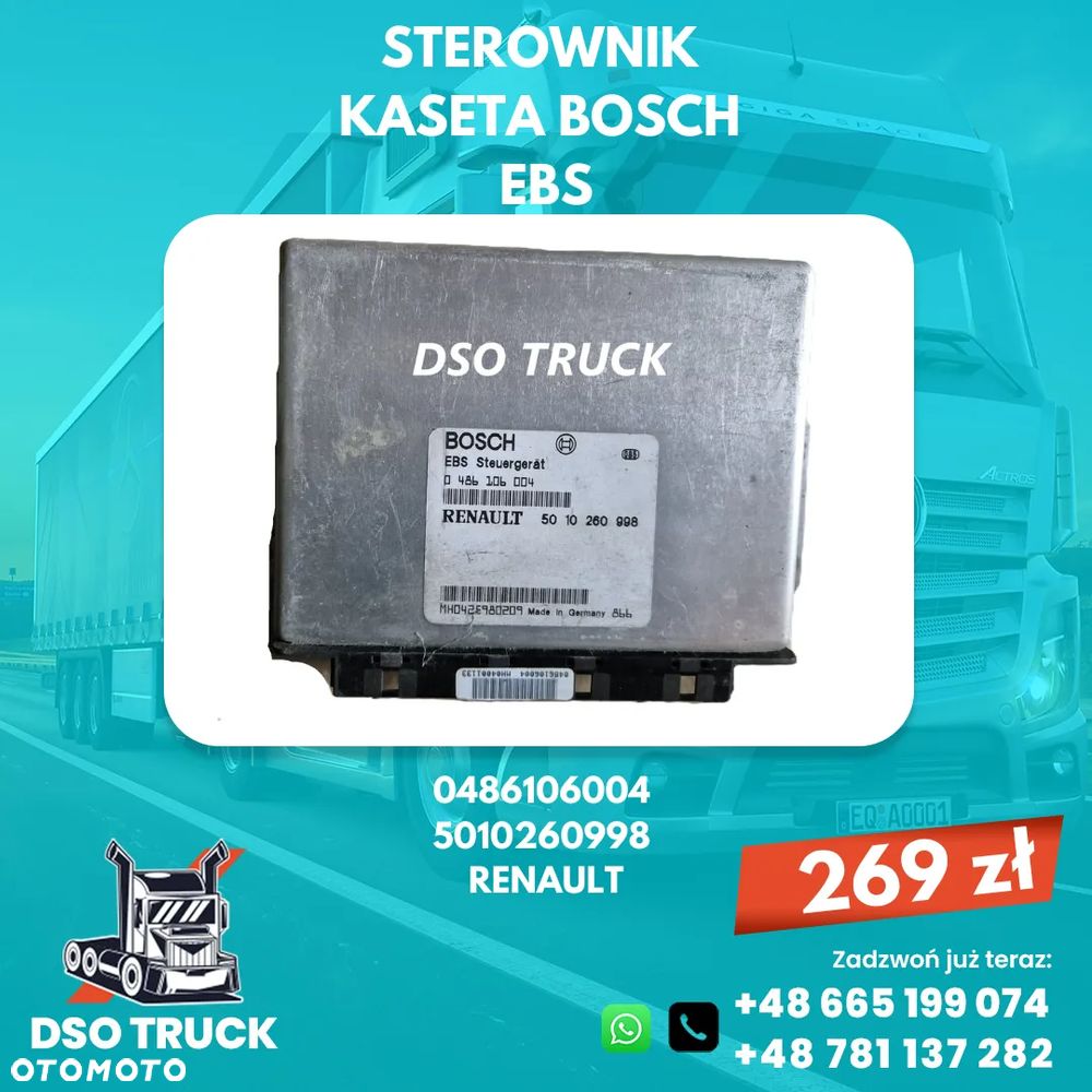 STEROWNIK KASETA BOSCH 0486106004 EBS 5010260998 RENAULT - 1