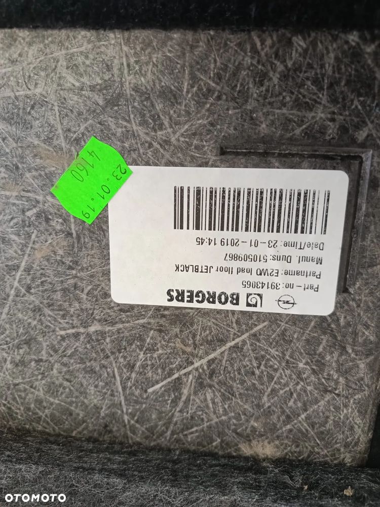 OPEL INSIGNIA B II KOMBI WYKŁADZINA BAGAŻNIKA PODŁOGA 39143065 - 2