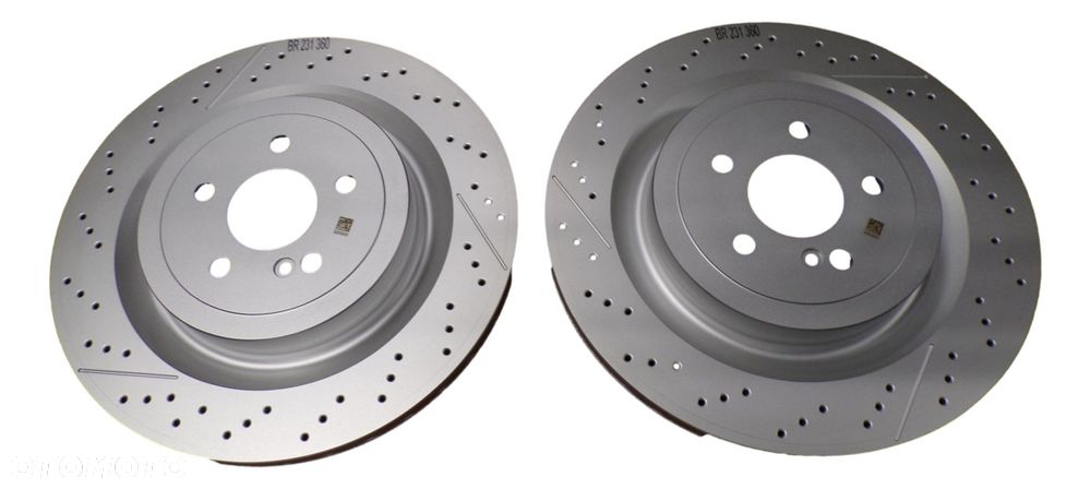 MERCEDES AMG GT W205 SL Tarcze hamulcowe tyl 2szt - 1