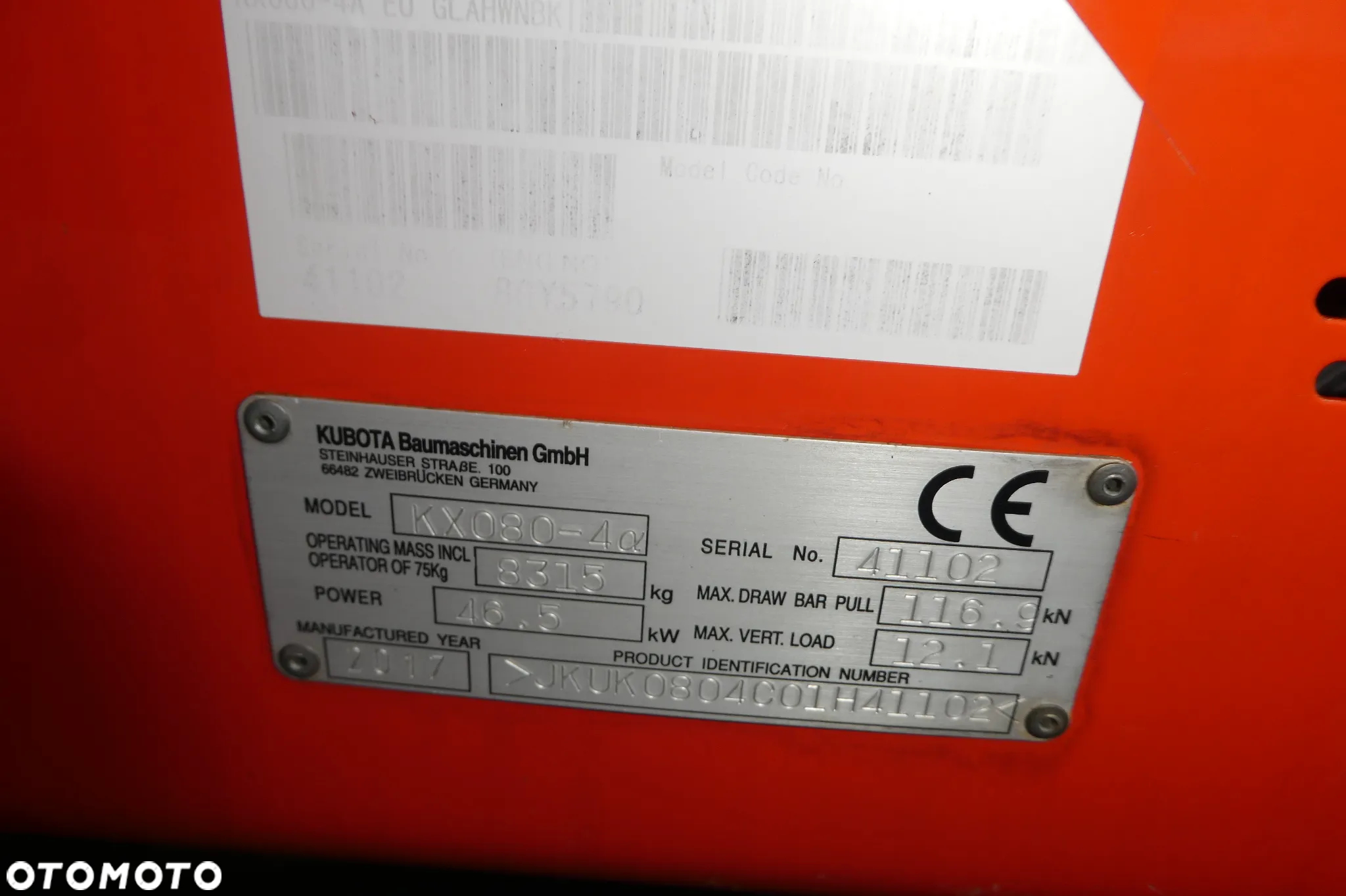 Kubota KX 080-4 & SPROWADZONA - 30