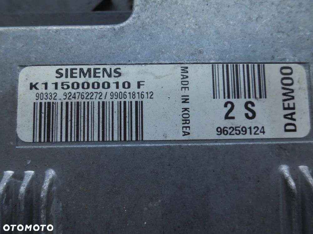 STEROWNIK SILNIKA 96259124 DAEWOO MATIZ 0.8 POSIADAM 3 SZTUKI - 4