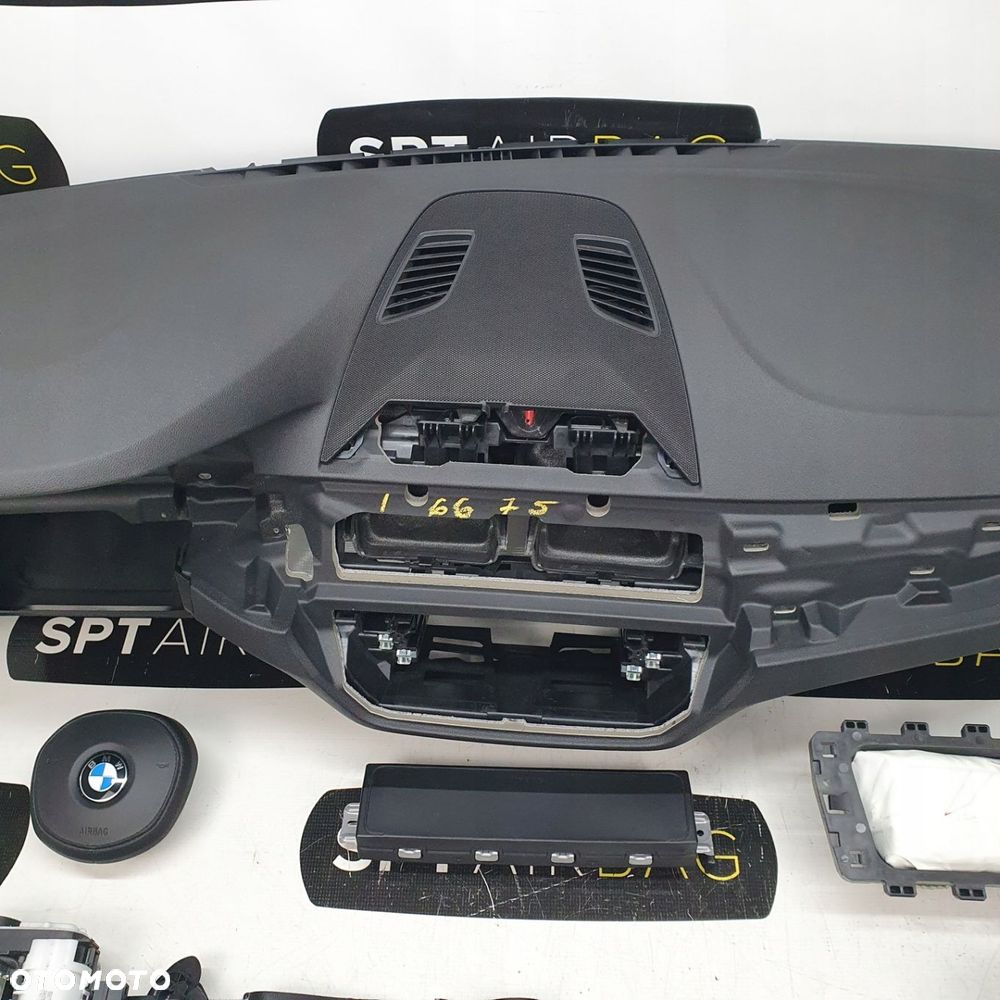 BMW G30 G31 SERIA 5 DESKA ROZDZIELCZA KONSOLA KOKPIT PULPIT PODUSZKI AIRBAG AIR BAG PASY KIT SET - 3