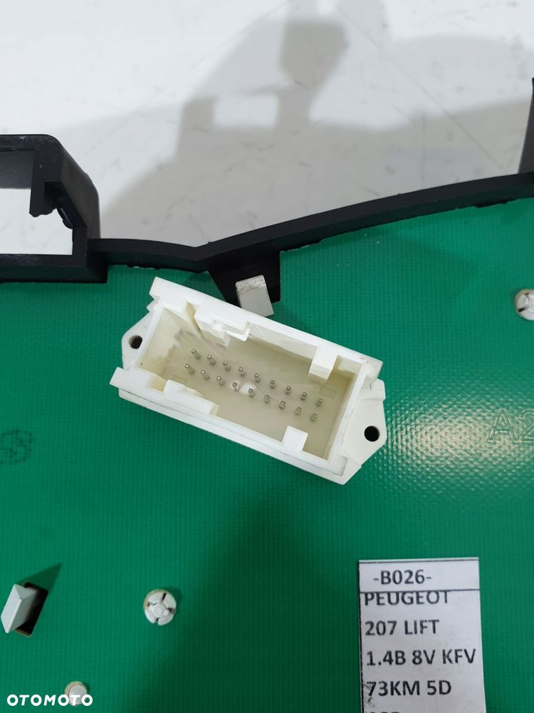 licznik zegary 9662904080 peugeot 207 lift eur 08r 1.4 1.6 b - 7