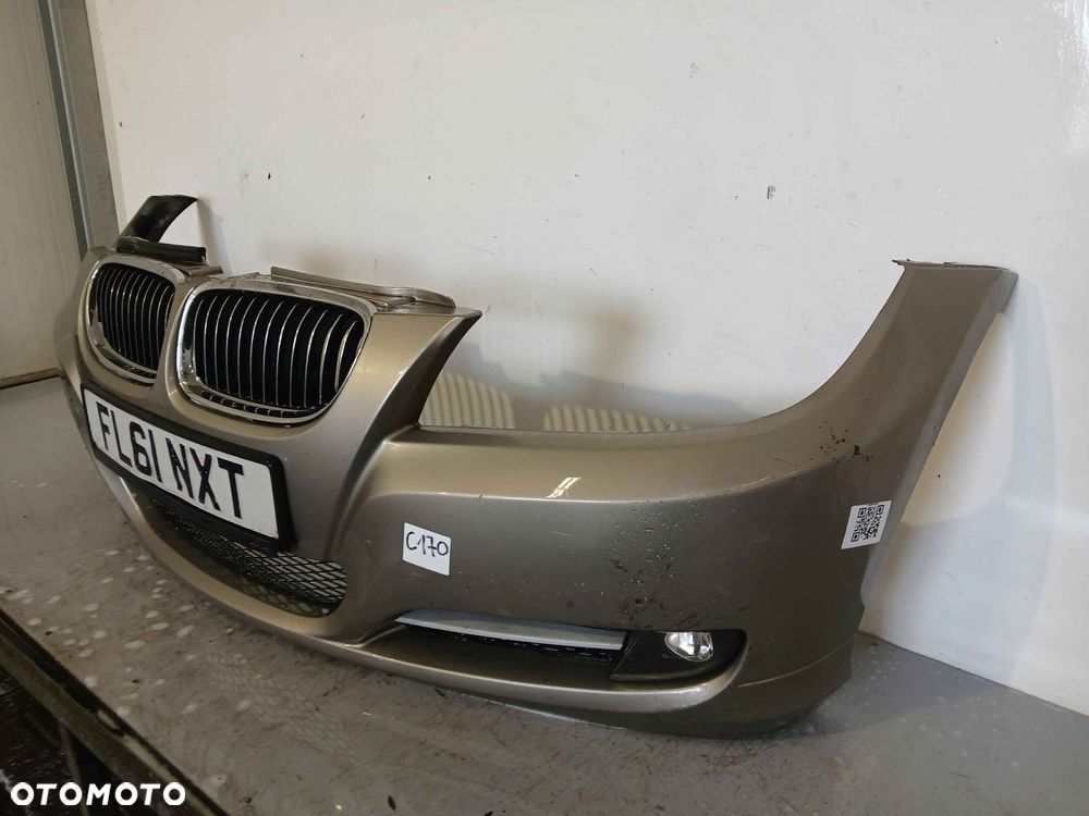 ^ ZDERZAK PRZÓD PRZEDNI DO BMW SERII 3 E90 E91 PLATINUM BRONZE ZŁOTY PIASKOWY LIFT FL HALOGENY - 3