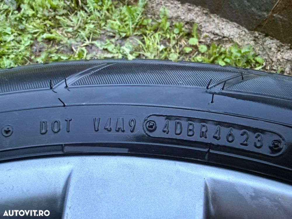 Set complet 4 Jante 20" ORIGINALE Toyota Highlander + anvelope Dunlop vara 235/55/20 DOT 2023 + senzori TPMS - 2