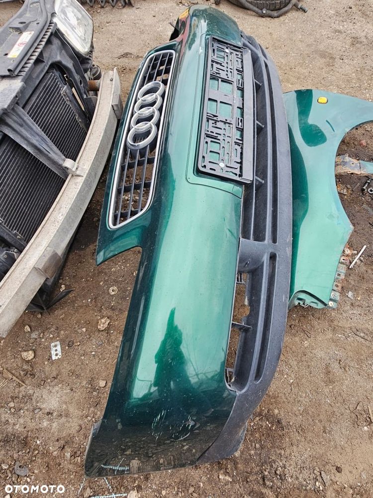 PAS PRZEDNI ZDERZAK BŁOTNIK LAMPA MASKA AUDI A3 8L EU ZIELONY 3D - 2
