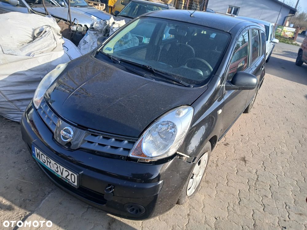 nissan note silnik 1.4 cr14de skrzynia sanki belka przód tył wahacz zacisk zwrotnica maglownica - 1