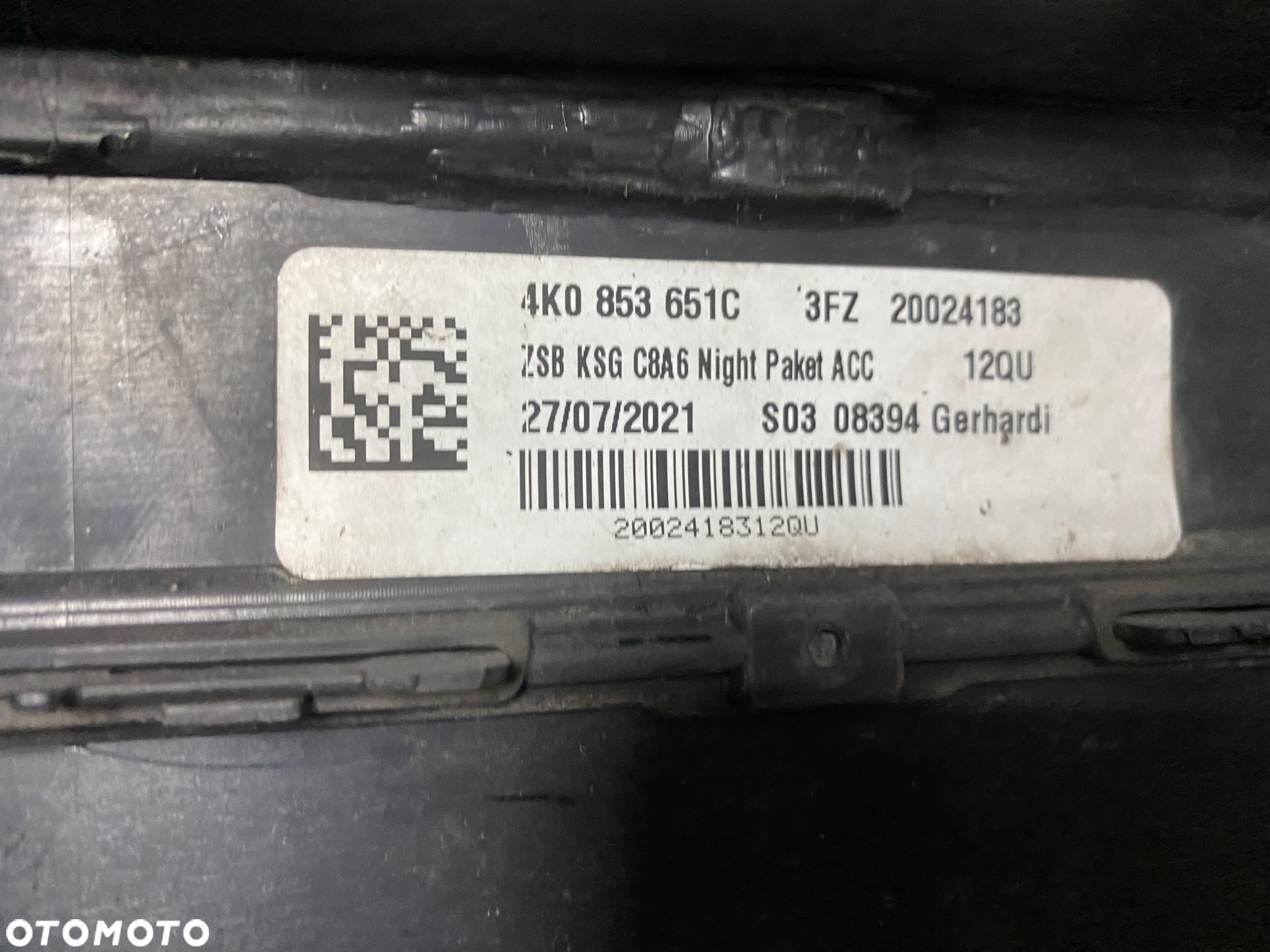 Grill atrapa Audi A6 C8 4K0853651C 3FZ IGLA ORG - 3