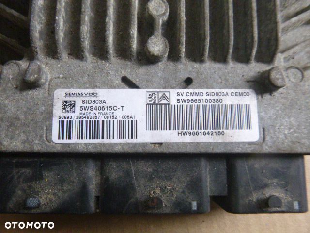 ZESTAW STARTOWY KOMPUTER STACYJKA IMMOBILIZER CITROEN C8 2.0 HDI - 29