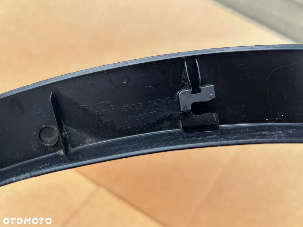 TESLA Y 1683860-00 1683859-00 LISTWA BŁOTNIKA PRAWA LEWA PRZEDNIA PRAWY LEWY PRZÓD ORYGINAŁ - 4