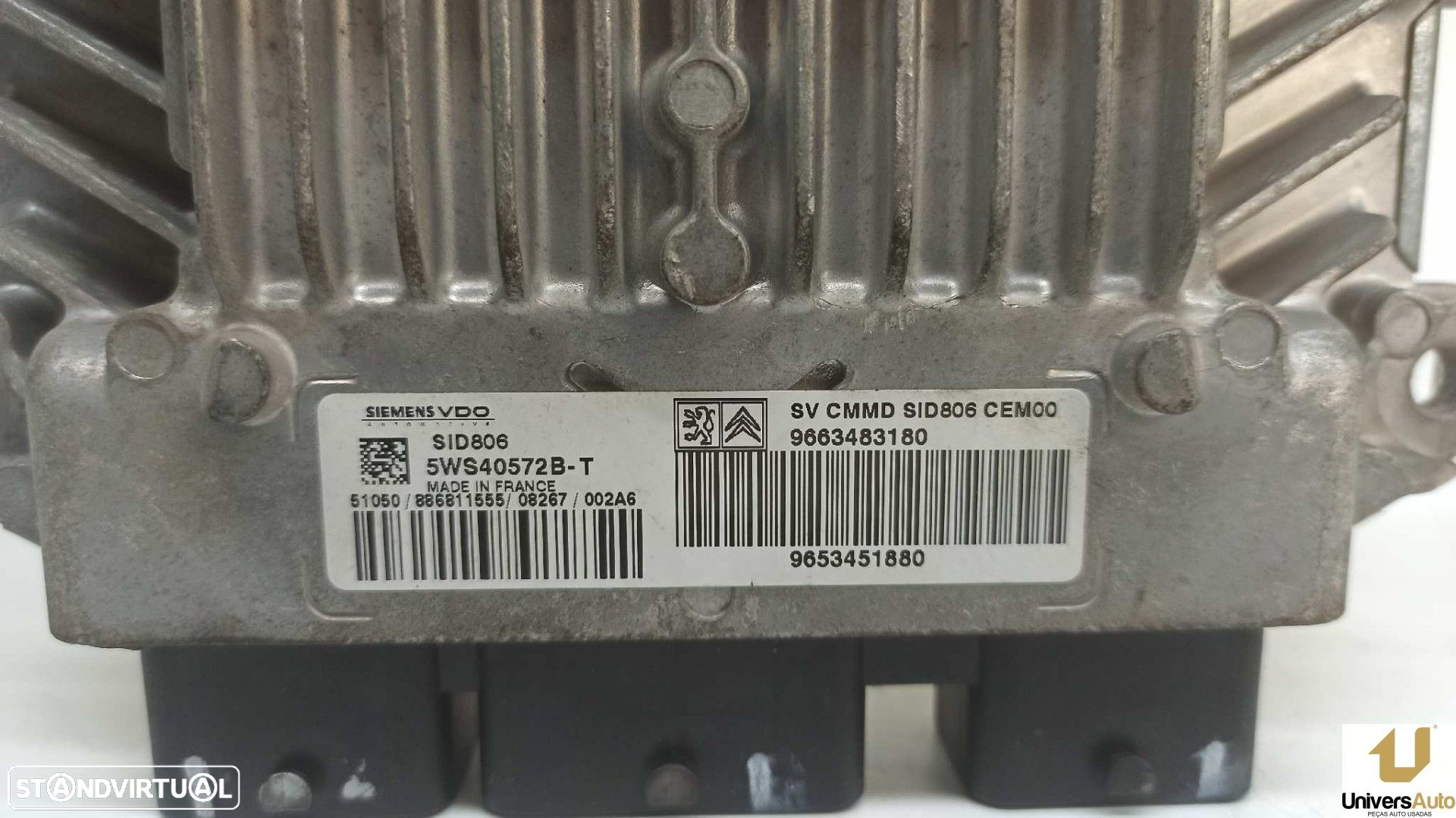 CENTRALINA DO MOTOR UCE CITROEN C2 COOL - 2