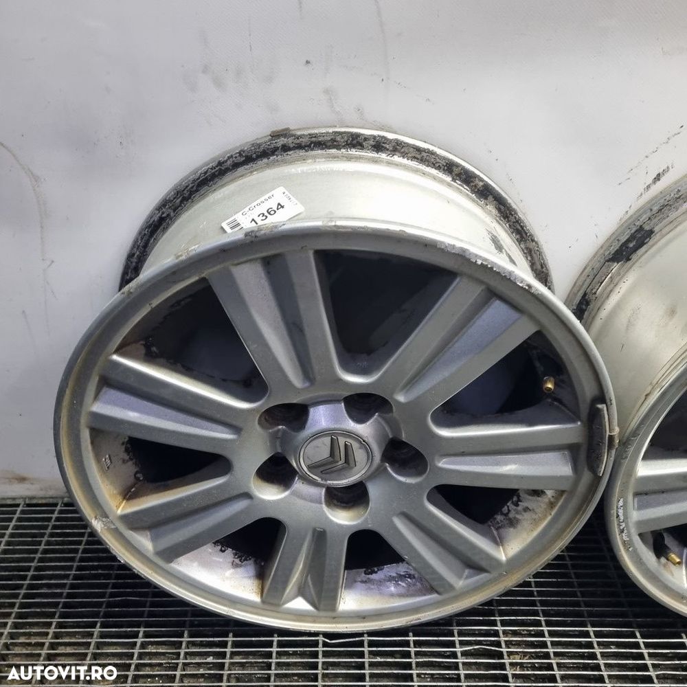 Jante aliaj Citroen C - Crosser 2007 - 2012 (1364) R16 FARA ET 5*115 - 6