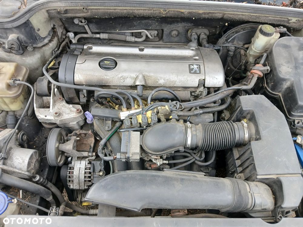 peugeot 407 2.0 16v RFN silnik skrzynia sanki belka przód tył wahacz zacisk zwrotnica maglownica - 2