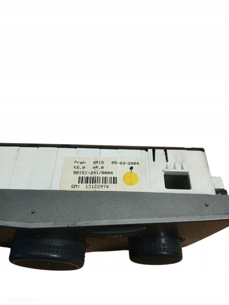 panel sterowania klimatyzacją opel astra iii h 13122974 - 3