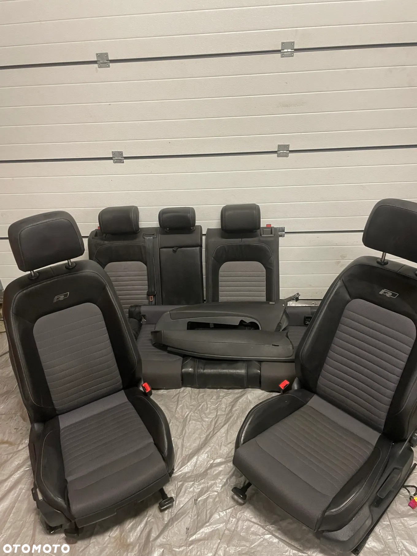 VW Passat B8 R-line lift  fotele kanapa komplet wnętrze - 3