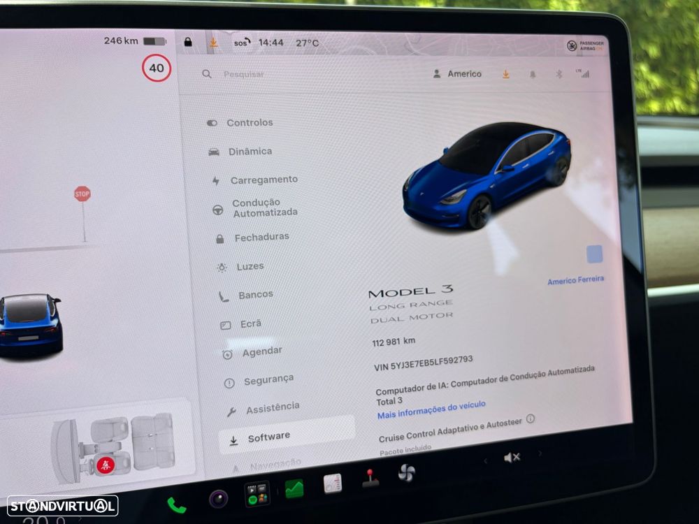 Tesla Model 3 Long Range Tração Integral Premium - 30