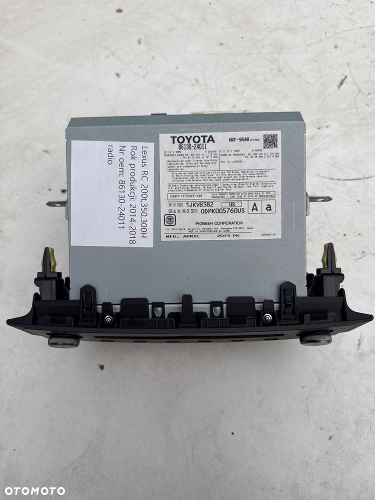 Radio Lexus rc 200t rc350 Rcf - 2