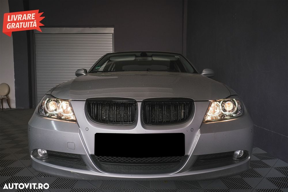 Carcasa faruri Alb cu Lumini de zi dedicate LED DRL Mercedes G-class W463 (1989-20- livrare gratuita - 23