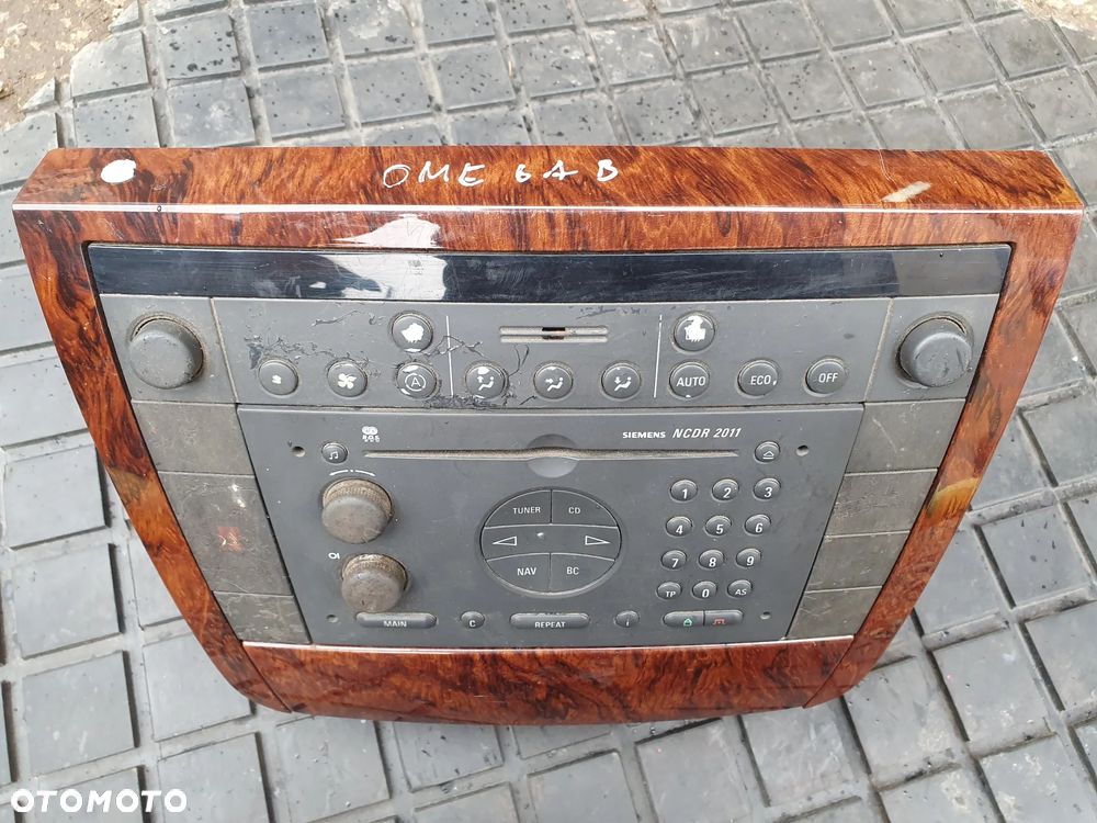 RADIO + RAMKA OPEL OMEGA KOMPLET DREWNO - 2