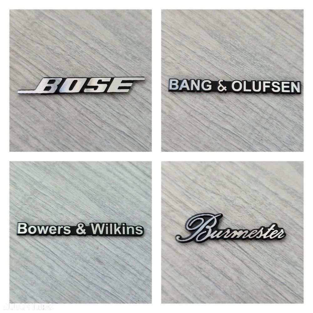 4-Embleme-Bose-Bang&Olufsen-Bowers&Wilkins-Burmester-Audi-Bmw-Mercedes - 1