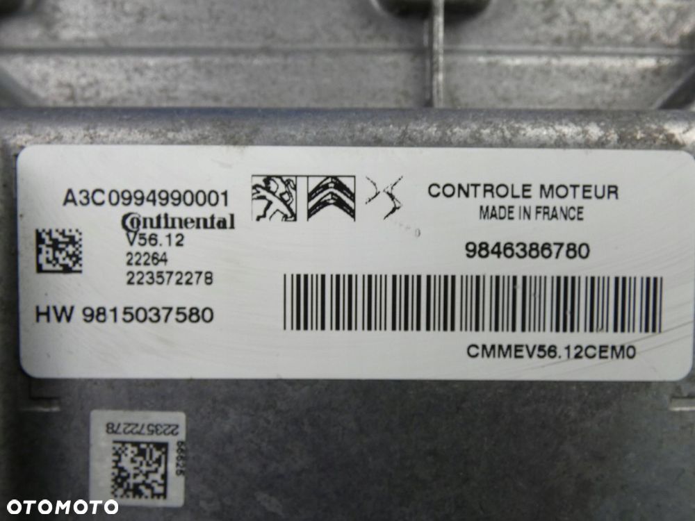 OPEL CORSA F PEUGEOT 208 C3 KOMPUTER STEROWNIK SILNIKA - 2