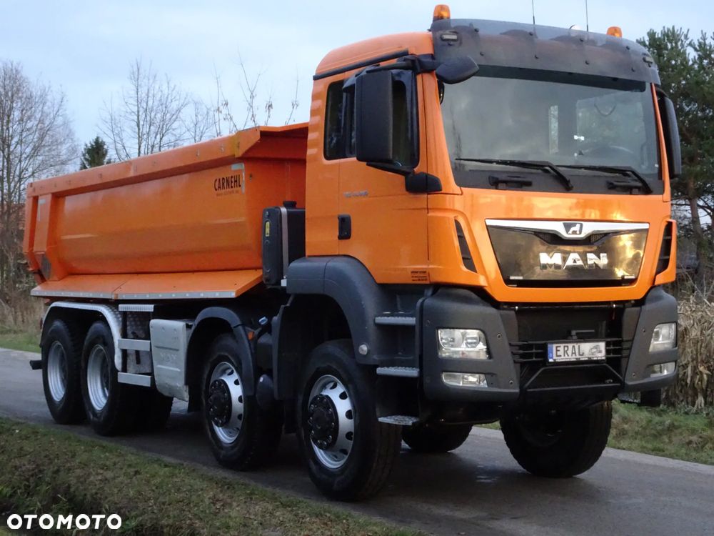 MAN TGS 41.460 Mulda Kipper Carnehl  8x8 idealny stan DMC 41T - 8