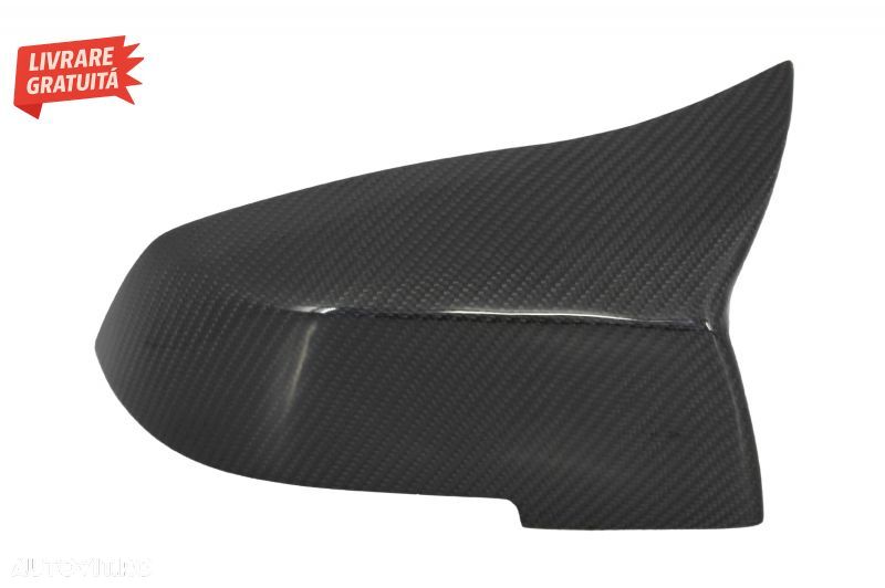 Capace oglinzi si Eleron Portbagaj BMW Seria 3 F30 (2011-2018) M4 Design Real Carb- livrare gratuita - 3