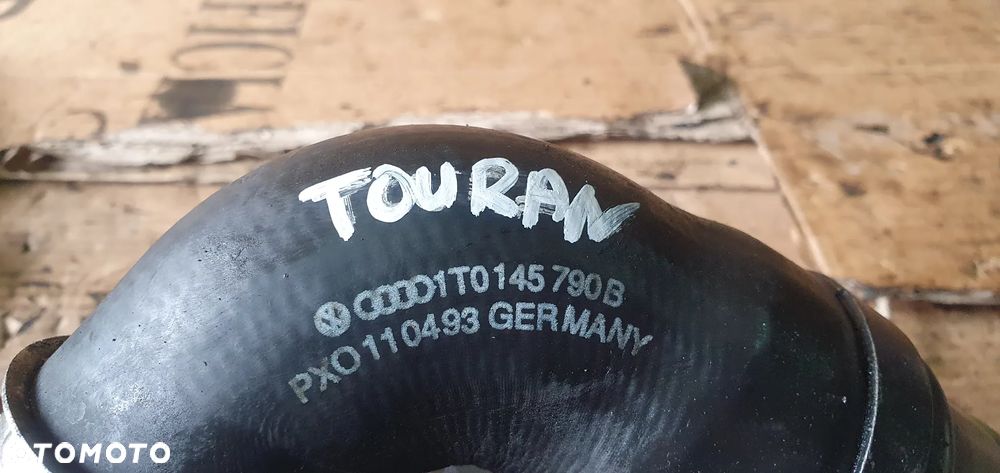 Przewód wąż rura intercoolera VW Touran 1.9 TDI 1T0145790B - 8