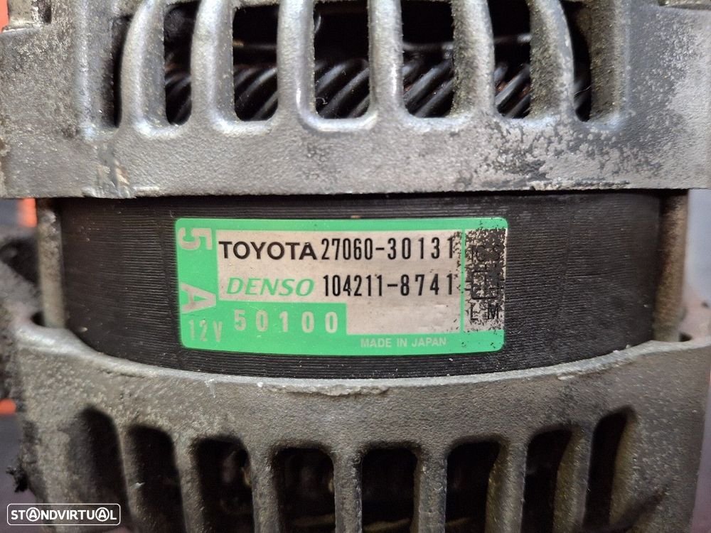 Alternador Toyota Dyna Camião De Plataforma/Chassis (Kd_, Ly_, _Y2_, _ - 5