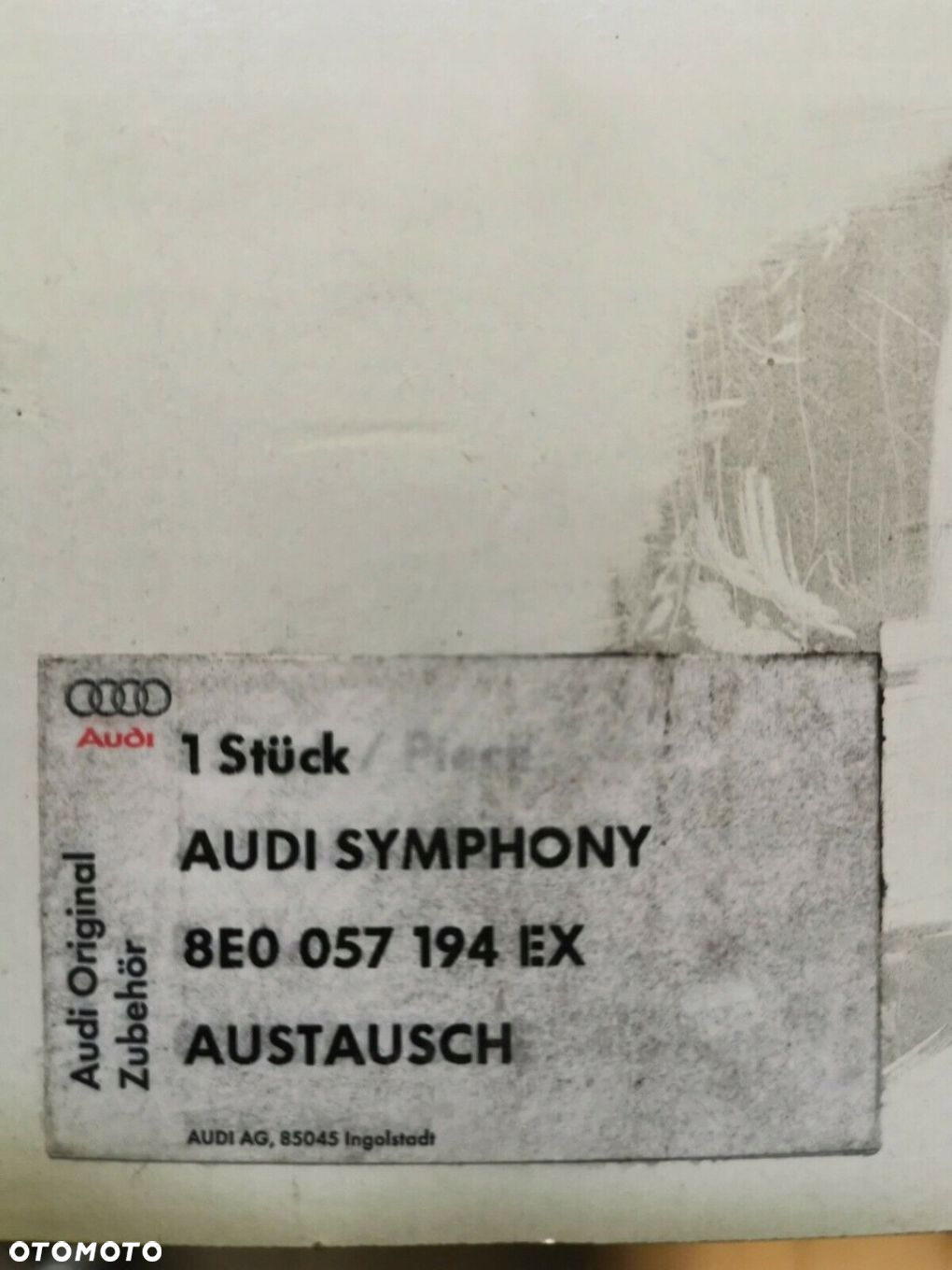 RADIO CD AUDI SYMPHONY 8E0035195AE A4 B7 - 5