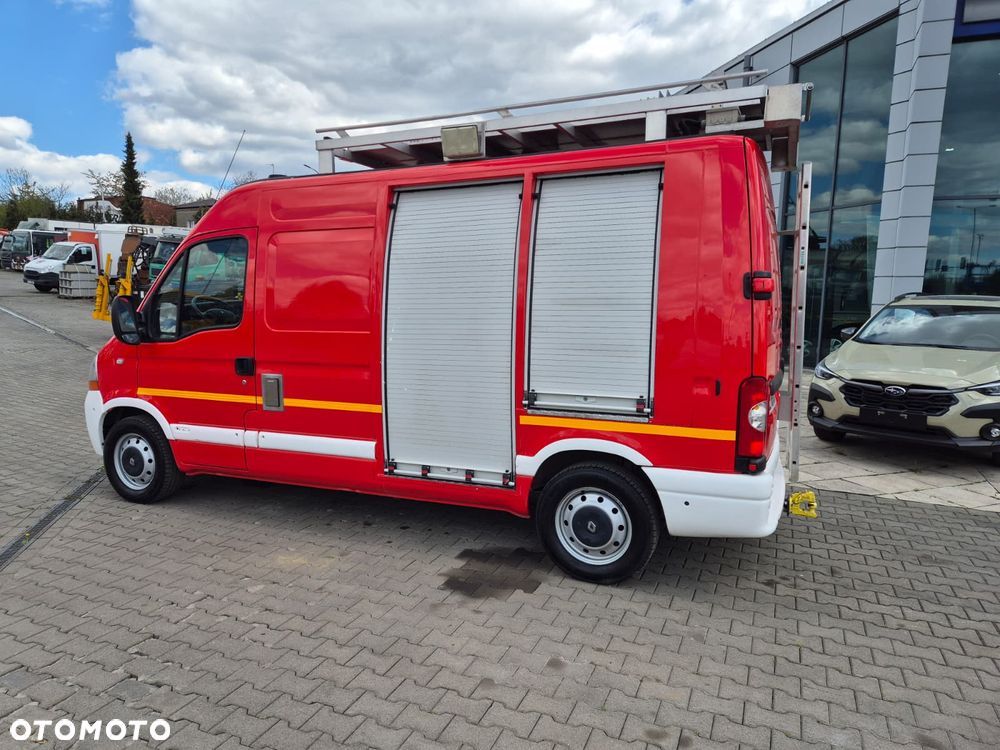 Renault Master 2.5 DCi 120 / STRAŻ POŻARNA / AUTO POŻARNICZE / 4 MIEJSCA / BEZWYPADKOWY / ORYGINALNY PRZEBIEG / DRABINA / ORYGINALNA ZABUDOWA / IDEALNY DO OSP LUB PSP / STAN IDEALNY - 10
