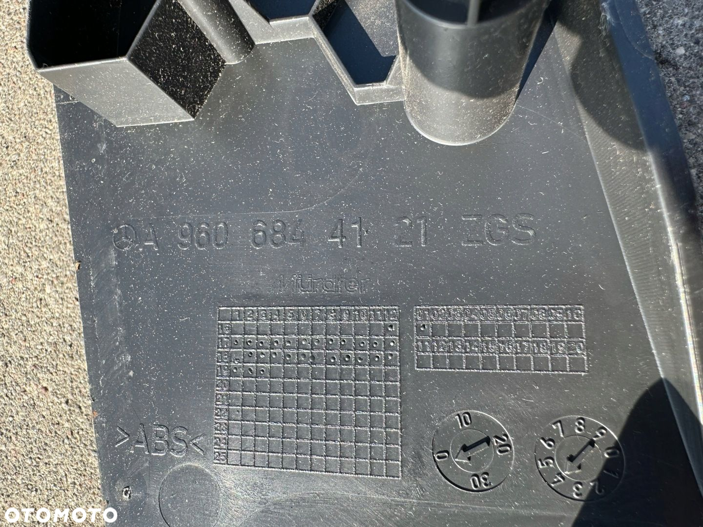 Nakładka listwa progu próg lewa Mercedes Actros MP 4 A9606844121 - 3