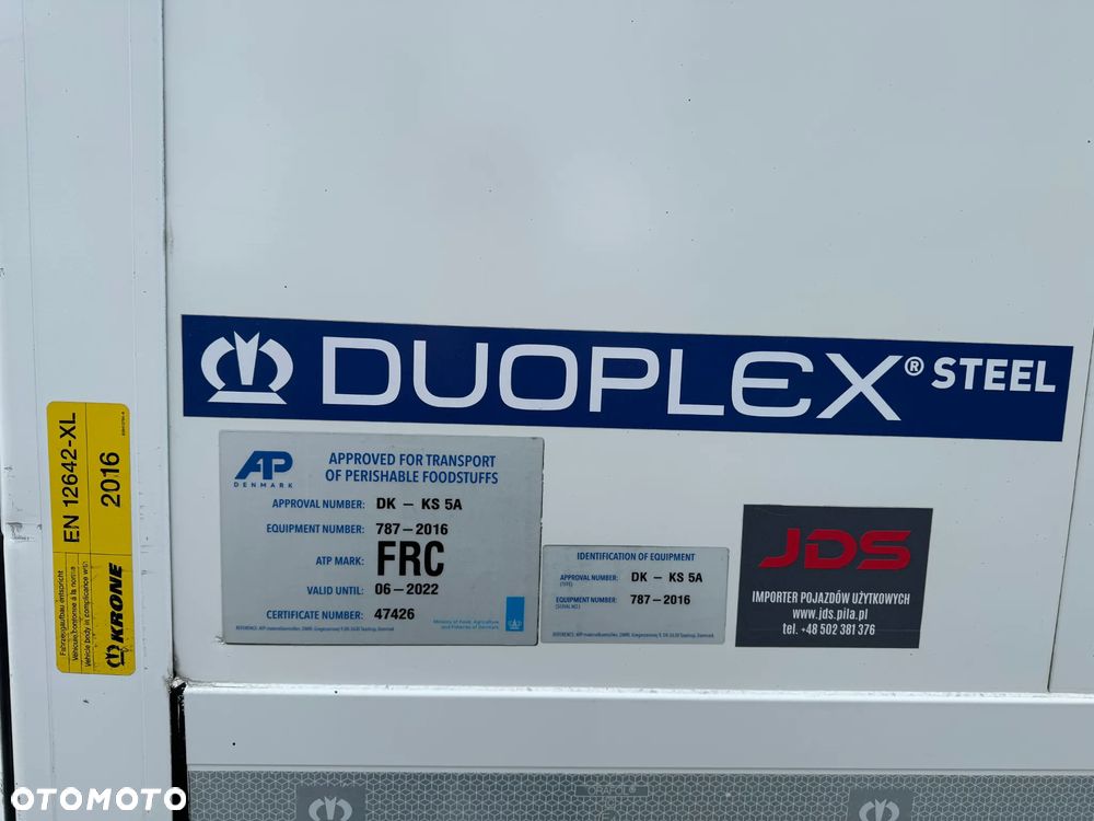 Krone Chłodnia,Doppelstock, Vector 1950, Winda BAR - 31