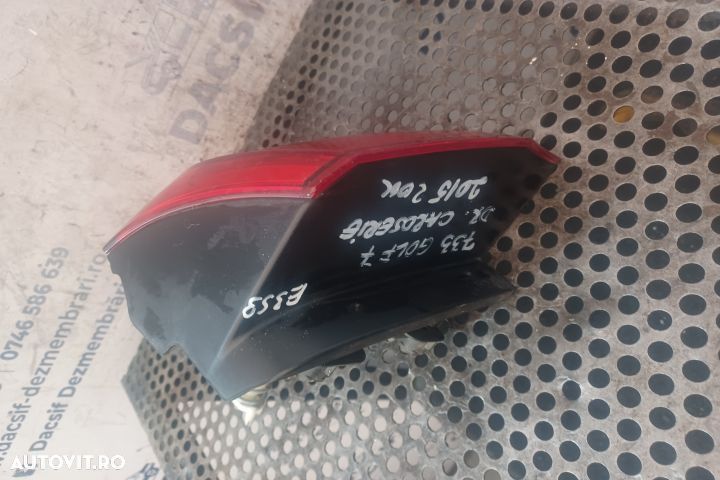 Lampa / Tripla stop dreapta pe aripa 5G9945096C MX1253 Volkswagen VW - 2