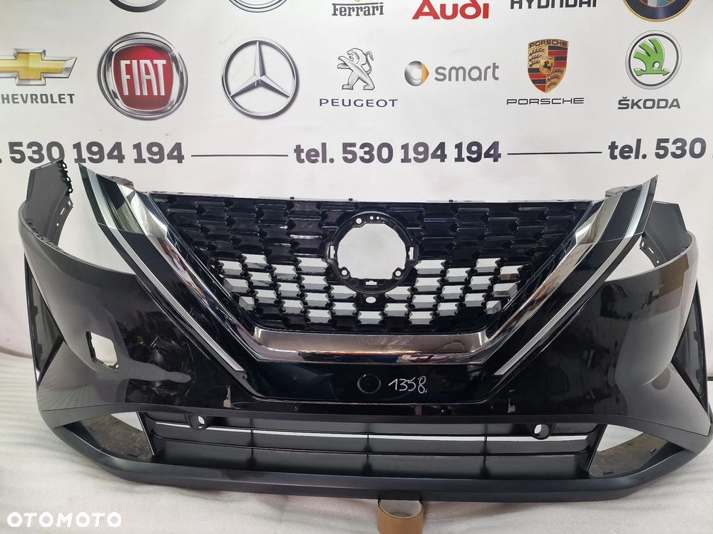 NISSAN QASHQAI 3 III 21- ZDERZAK PRZEDNI PRZÓD + GRILL / ATRAPA POD KAMERĘ , NR 620226UA0H , NR AUKCJI NZ1358 - 1