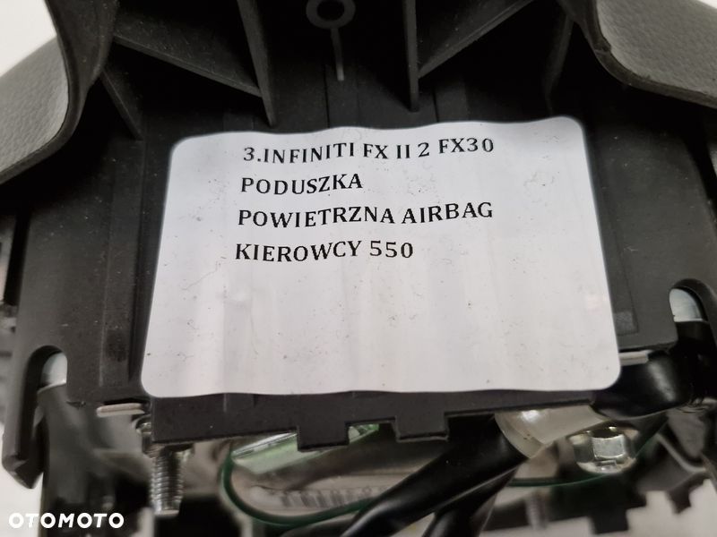 INFINITI FX II 2 FX30 PODUSZKA POWIETRZNA AIRBAG KIEROWCY - 12