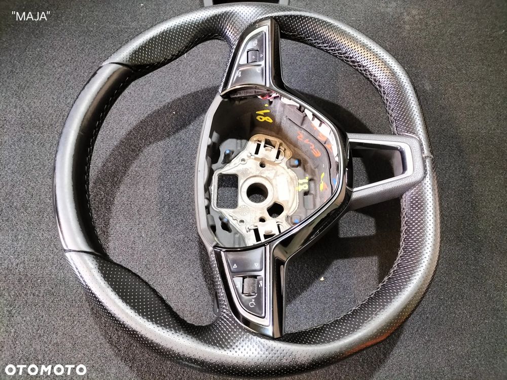 SKODA OCTAVIA III LIFT 565419091E 5E0419685A SKÓRZANA MULTIFUNKCYJNA KIEROWNICA DSG ŁOPATKI MULTIFUNKCJA SKÓRA ORYGINAŁ - 6